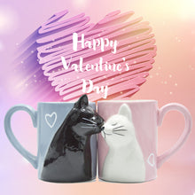 Load image into Gallery viewer, MoggieLove™ Valentine Kiss Me Cat Mug